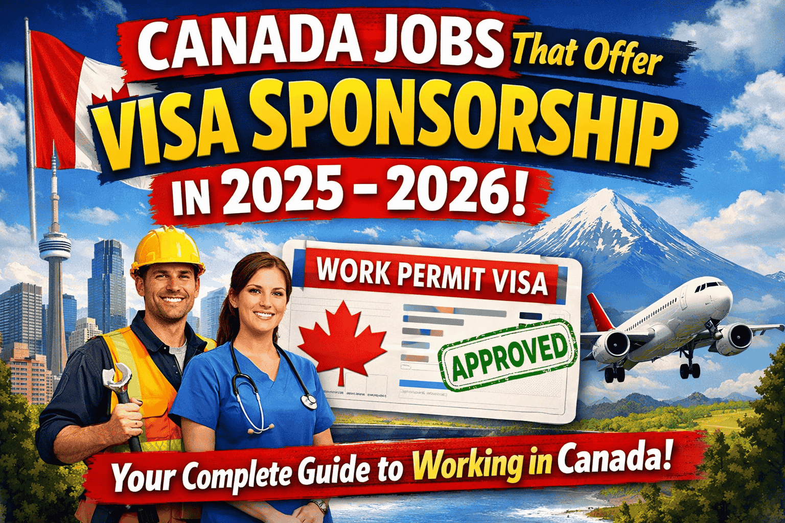 Canada Jobs That Offer Visa Sponsorship in 2025 - 2026 Your Complete Guide to Working in Canada
