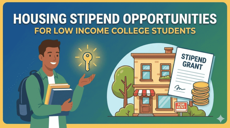 Housing Stipend Opportunities for Low Income College Students