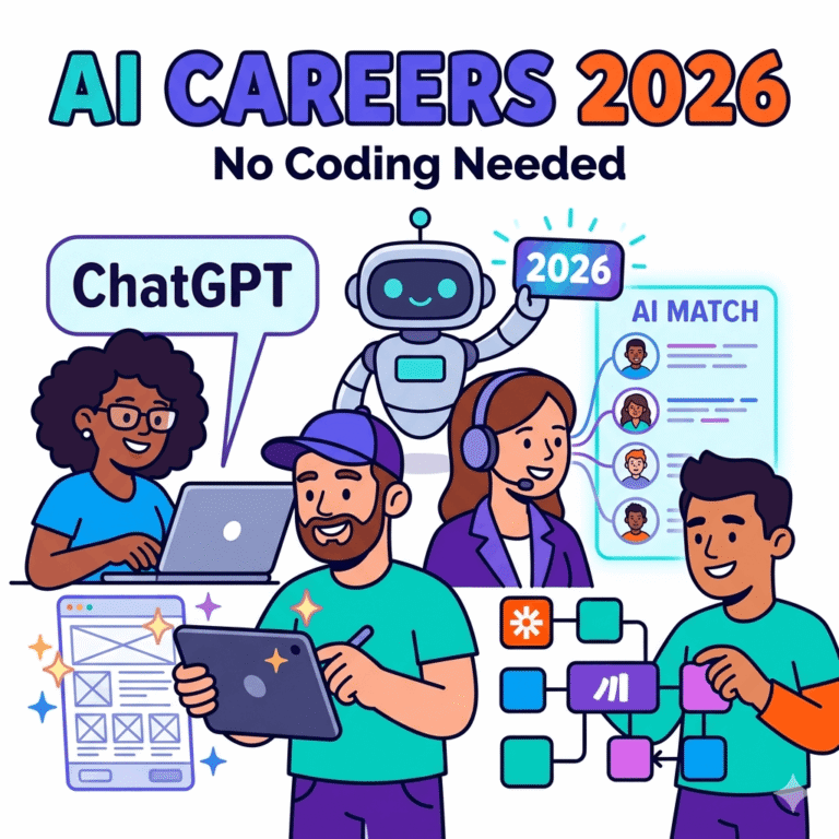 Best AI-Powered Careers to Start in 2026 (No Coding Skills Needed)